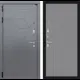 Входная дверь Labirintdoors Космо с панелью Хомс левый 205x88см цвет графит софт/серый софт рельеф