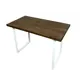 Кухонный стол прямоугольный Solarius 700-10028 120x75x80 см дерево цвет темный дуб