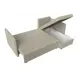 Диван Лига Диванов Слим 119982 213x85x140 см рогожка цвет бежевый
