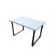 Кухонный стол прямоугольный Solarius stloft12060white 120x74x60 см дерево цвет белый