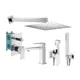 Комплект смесителей для душа Plumberia Selection KITZTG18CR53, Хром