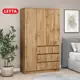 Шкаф распашной Letta 182.6x180x48.8 см ЛДСП цвет дуб вотан