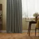 Штора на ленте Inspire Phaene 140x280 см цвет зеленый