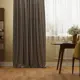 Штора на ленте Inspire Motsi 160x280 см цвет коричневый