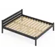 Кровать Solarius 140klser 140x200 см массив сосны цвет антрацит
