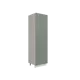 Напольный шкаф Лагуна 60x213.20x57.40 см 2 дверцы фасад МДФ серо-зеленый каркас ЛДСП белый Сурская Мебель