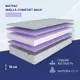 Матрас Miella Comfort Maxi 110x190 см, беспружинный, двуспальный