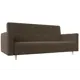 Диван Лига диванов Вест 214x97x92 см рогожка цвет коричневый