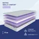 Матрас Miella Comfort 110x195 см, беспружинный, двуспальный