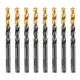 Сверло спиральное по металлу HSS Denzel Golden Tip 717220 8.5x140 мм, 8 шт