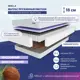 Матрас Miella Emotion 80x200 см, беспружинный, двуспальный