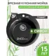 Мойка Bamboo Пальма 51x51 см глубина чаши 20 см Литьевой мрамор цвет графит