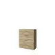 Комод Anrex Doorset 4S 4 ящика 80.20x41x94.60 ЛДСП цвет дуб наварра