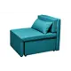 Кресло-кровать Мф мира Милена 78x75x100 см рогожка цвет neo azure