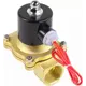 Клапан электромагнитный прямой Dn.ru D130-03287 Ду8x1/4" Ру10 ВР латунь ручка плоская