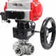 Кран шаровой прямой Dn.ru D160-11094 Ду32x1 1/4" Ру63 ВР нержавеющая сталь ручка барашек
