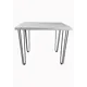 Кухонный стол прямоугольный Solarius Loft stloftshpil12075bel 120x75x75 см дерево цвет белый