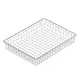 Корзина проволочная для системы Larvij 55.5x41x8.5 см цвет алюминий