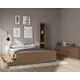 Кровать двуспальная Гуд Лакк Орион С-2022.6 186x65x206 см цвет дуб сонома