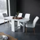 Стол книжка раскладной Sanflor 75x75x160см ЛДСП белый
