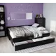 Кровать раздвижная Шведский стандарт Кастор 87x57.5x204.4 см цвет венге