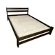 Кровать Solarius 120mtemd-full 120x200 см массив сосны цвет темный дуб