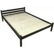 Кровать Solarius 140klven-190-full 140x190 см массив сосны цвет венге