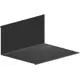 Планка примыкания верхняя 145x241 мм 2 м 0.4мм RAL 7024 Серый