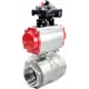 Кран шаровой прямой Dn.ru D160-08482 DN40 PN63 1 1/2" ВР нержавеющая сталь ручка плоская
