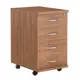 Тумба с выдвижными ящиками Skyland ТМ-4 41x71x45 ЛДСП 4 ящика цвет орех
