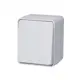 Переключатель накладной Systeme electric AtlasDesign ATN540161 1 клавиша цвет белый
