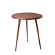 Журнальный столик круглый R-Home 70x70x75 см цвет коричневый