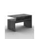 Журнальный столик прямоугольный Capsula Mebel 70x40x42 см цвет черный