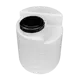 Бочка Polyteam Pt-dk60 60 л полиэтилен низкой плотности белый