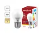 Лампа светодиодная Bellight E27 220-240 В 8 Вт шар малый матовая 750 лм теплый белый свет