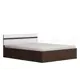 Кровать Миф Ким 147.10x80x35 см ЛДСП цвет венге/белый глянец