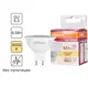 Лампа светодиодная Osram GU5.3 220-240 В 6.5 Вт спот матовая 500 лм тёплый белый свет