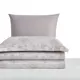 Комплект постельного белья Arya home Asher жаккард 2-спальный простыня 260x240 пододеяльник 200x220- 1 шт наволочки 50 x 70- 4 шт цвет фиолетовый