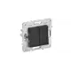 Выключатель проходной встраиваемый Iek Skandy SK-V22-0-10-K02 2 клавиши цвет черный