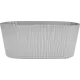 Кашпо для цветов Волна 15x33x13.5 v4.2 л пластик серый