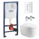 Комплект инсталляции Grohe NW0159/S, с унитазом Aquatek Альтаир и сиденьем с микролифтом
