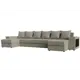 Диван Лига Диванов Дубай 110585R 352x90x163 см рогожка цвет бежевый