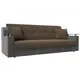 Диван Лига Диванов Сенатор 119568 208x87x80 см рогожка цвет коричневый