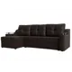 Диван Лига Диванов Сенатор 102716L 232x85x150 см искусственная кожа цвет коричневый