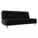 Диван Лига Диванов Портленд 108757 193x90x85 см искусственная кожа цвет черный