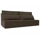 Диван Лига Диванов Фабио Лайт 114478 202x102x92 см рогожка цвет коричневый