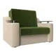 Диван Лига Диванов Сенатор 119903 152x93x110 см вельвет цвет бежевый/зеленый