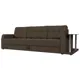 Диван Лига Диванов Атлантида 102235R 250x94x103 см рогожка цвет коричневый