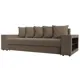 Диван Лига Диванов Дубай 110541R 240x96x109 см рогожка цвет коричневый
