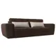 Диван Лига Диванов Лига-008 118647 272x94x107 см рогожка цвет бежевый/коричневый
